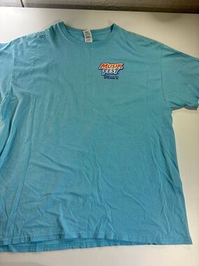 Light Blue Short Sleeve Tee - Men